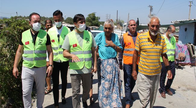 AK PARTİLİ BEKLE’DEN ROMAN VATANDAŞLARA YARDIM