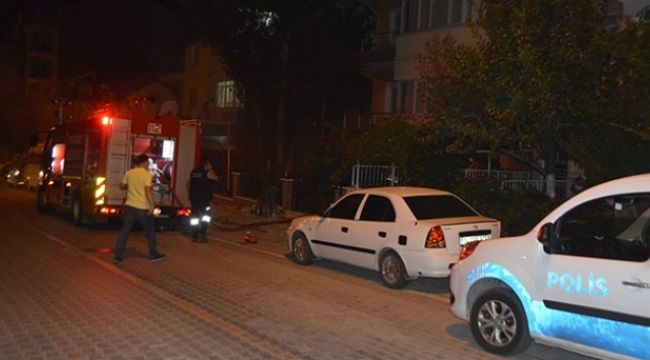 Alev alan tüp paniğe neden oldu!