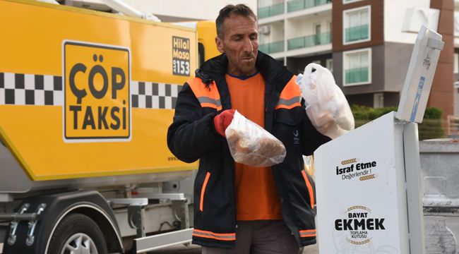 ALİAĞA BELEDİYESİ BAYAT EKMEK İSRAFINI ÖNLÜYOR