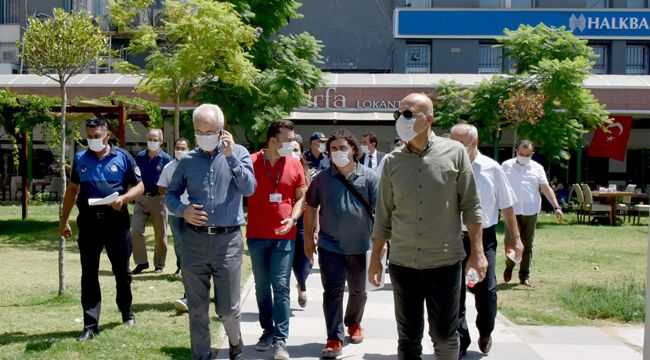 ALİAĞA’DA KAPSAMLI KORONA VİRÜS DENETİMİ