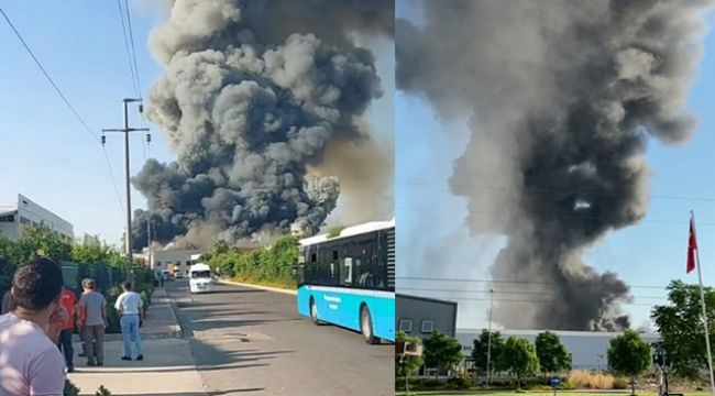 Antalya'da korkutan yangın
