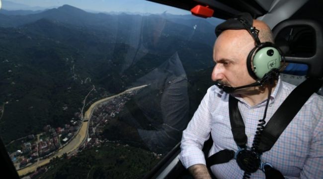 Bakan Karaismailoğlu, selden etkilenen bölgeleri inceledi