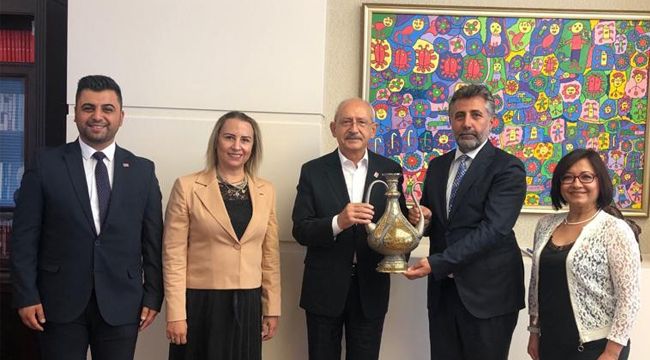 BAŞKAN SANDAL GENEL MERKEZDE