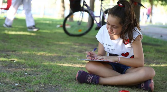 BAYRAKLILI ÇOCUKLARDAN BAŞKAN SANDAL'A MEKTUP