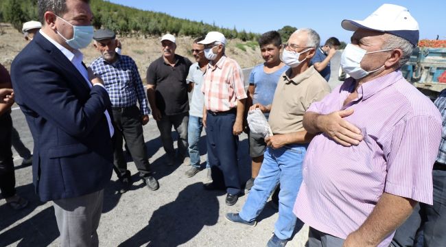 BERGAMA’DA ÇİFTÇİNİN İSTEĞİ YERİNE GELDİ
