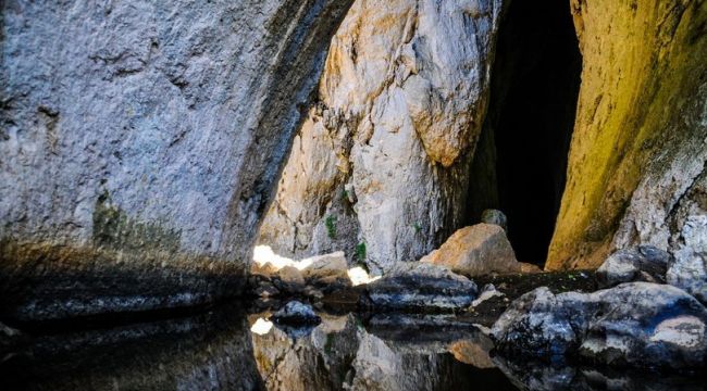 Bu mağaraya Eskişehir’den giren Bolu’dan çıkıyor