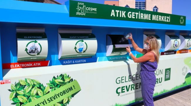 ÇEŞME’DE MOBIL ATIK GETIRME MERKEZI DÖNEMI!