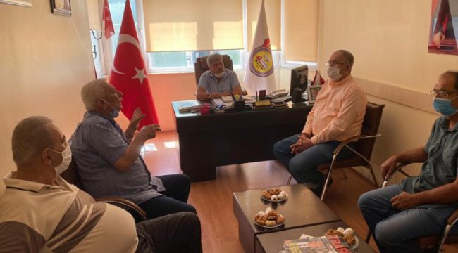 CHP’Lİ SERTEL’DEN KAMYONCULAR ODASI'NA ZİYARET