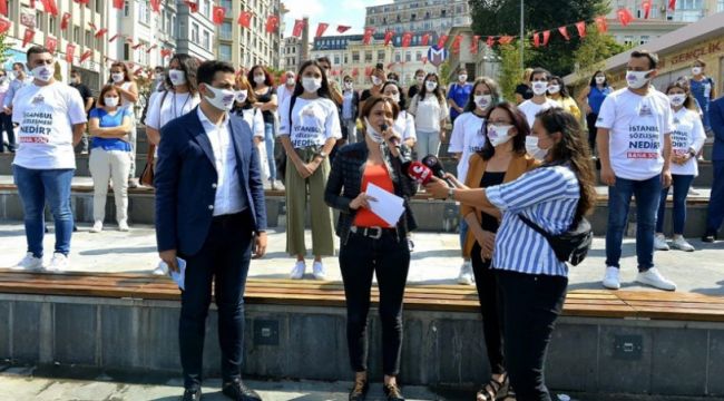 CHP örgütleri İstanbul Sözleşmesi için sokakta