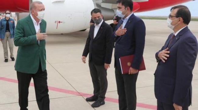 Cumhurbaşkanı Erdoğan Giresun'da