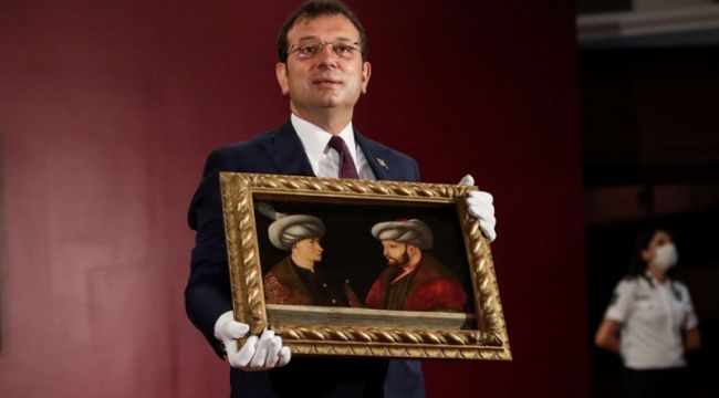 Fatih Sultan Mehmet'in tablosu ilk kez gösterildi