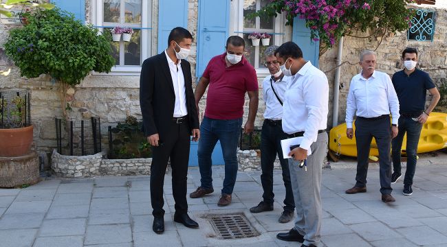 FOÇA'DA YAĞMUR SUYU SORUNU ÇÖZÜLÜYOR
