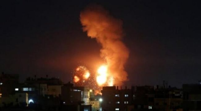 İsrail'den Gazze'ye hava saldırısı