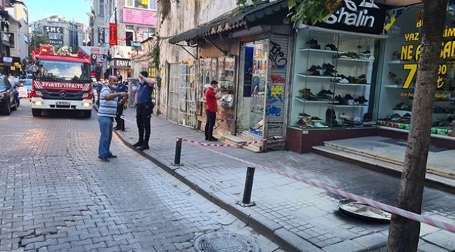 İstanbul'da korkutan patlama kamerada