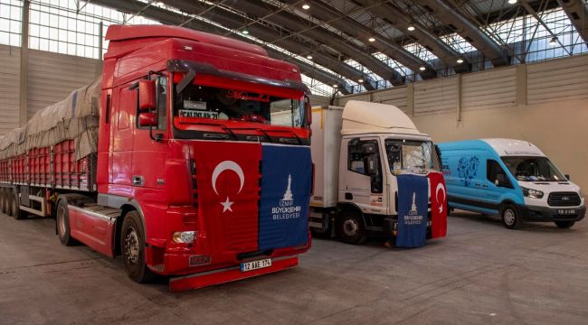 İZMİR BÜYÜKŞEHİR'DEN GİRESUN'A YARDIM