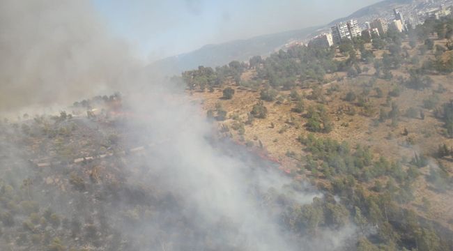 İZMİR'DE AYNI ANDA 2 YANGIN