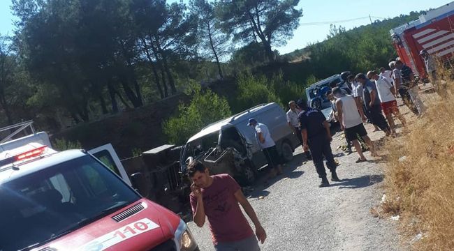 İZMİR’DE FECİ KAZA