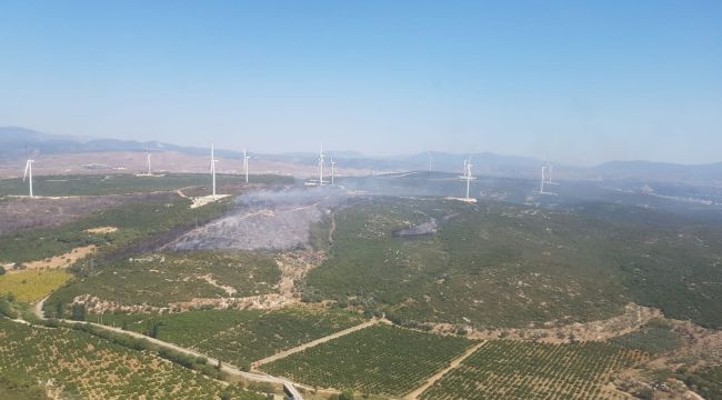 İZMİR'DEKİ YANGIN KONTROL ALTINA ALINDI
