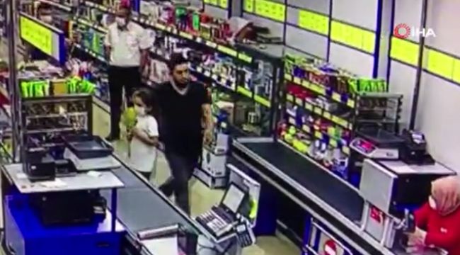 Market çalışanının telefonu böyle çalındı