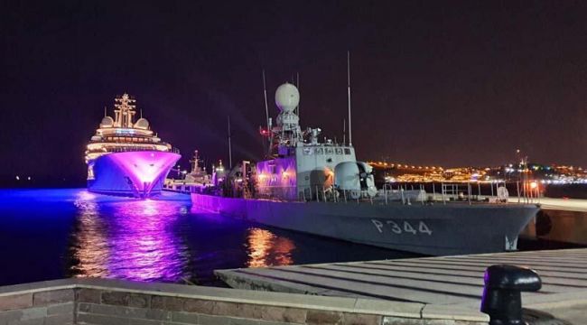 Mega yat Bodrum'a 3 milyon lira bıraktı