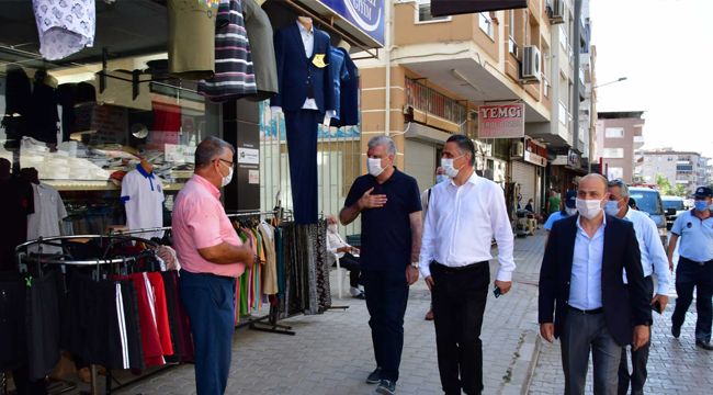 NARLIDERE’DE SOKAK SOKAK COVİD-19 DENETİMİ!