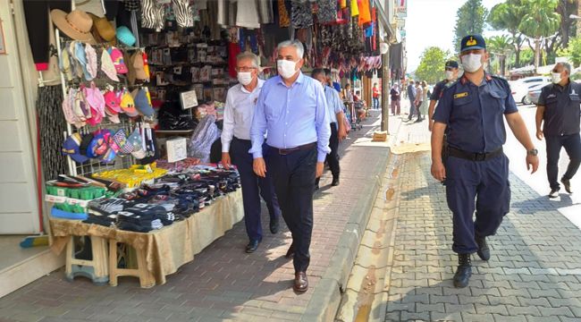 ÖDEMIŞ’TE KORONAVIRÜS TEDBIRLERI DENETIMI