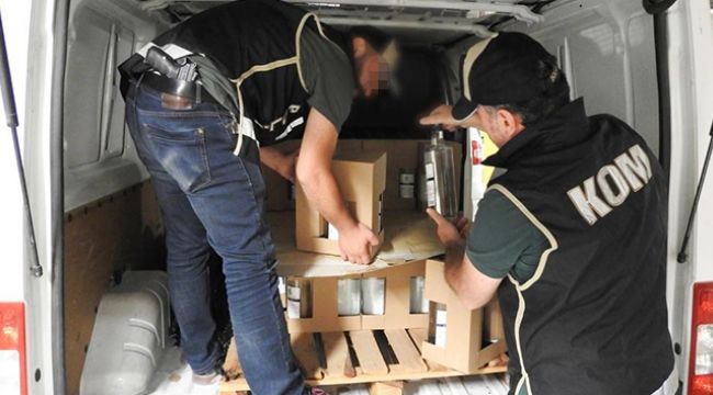 Sahte içkiler piyasaya sürülmeden ele geçirildi