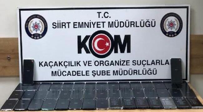 Siirt'te kaçakçılık operasyonu