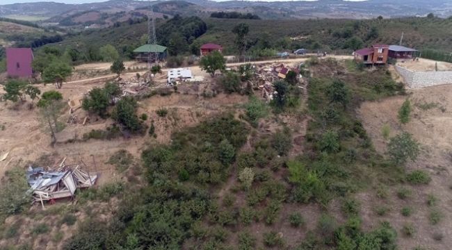 Şile'de kaçak yapıya geçit yok