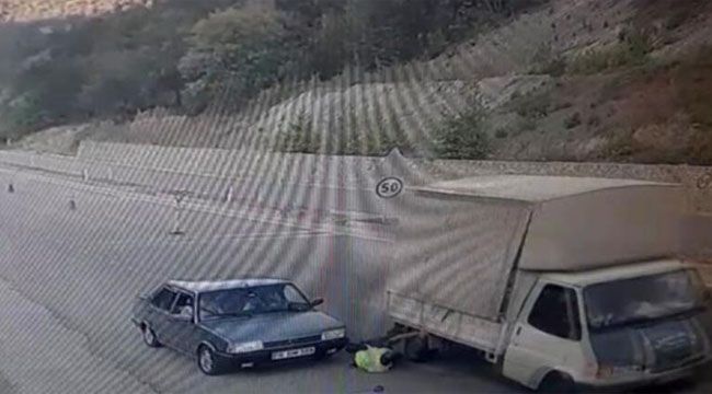 Sürücü jandarmayı eziyordu