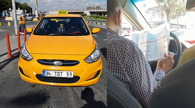Trafikte at yarışı oynayan taksici yakalandı