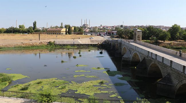 Tunca Nehri'nde korkutan görüntü