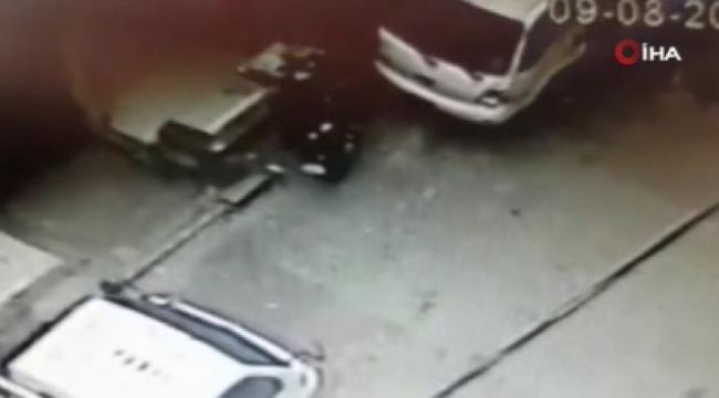 Üsküdar'da güpegündüz motosiklet hırsızlığı