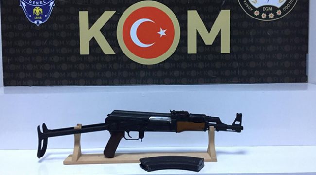 Uzun namlulu silah ele geçirildi