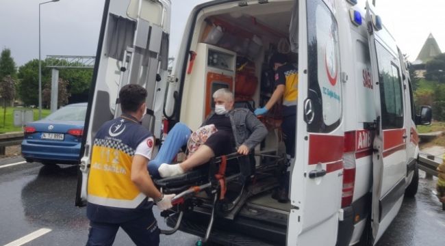 Alt geçidi su bastı, diyaliz hastaları mahsur kaldı