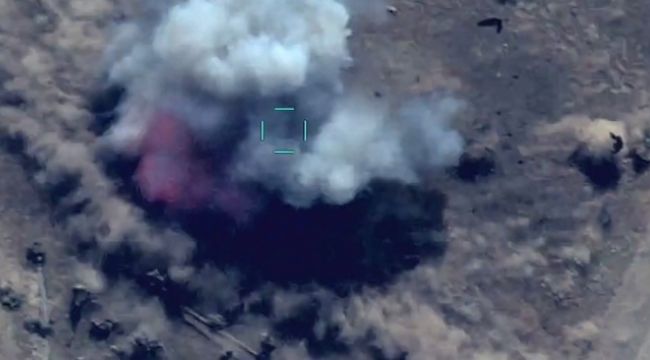 Azerbaycan  Ermeni destek birliğini vurdu