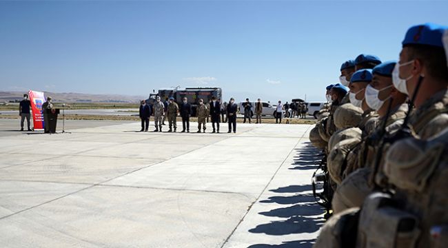 Bahar Kalkanı Harekatı'na katılan komandolar Muş'a döndü