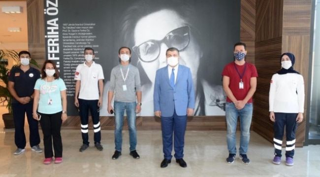 Bakan Koca'dan acil durum hastanelerine ziyaret