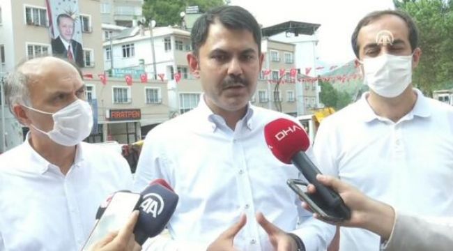 Bakan Kurum'dan Giresun açıklaması