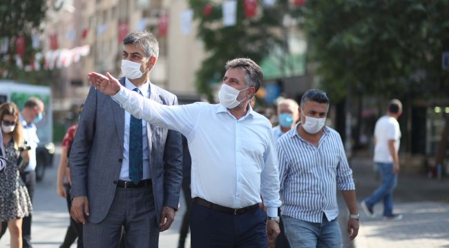 BAYRAKLI’DA SOSYAL MESAFE VE MASKE DENETİMİ