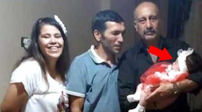 Bebeği koruma altına alındı