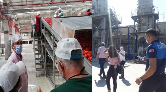 BERGAMA'DA SALÇA FABRİKALARINA DENETİM