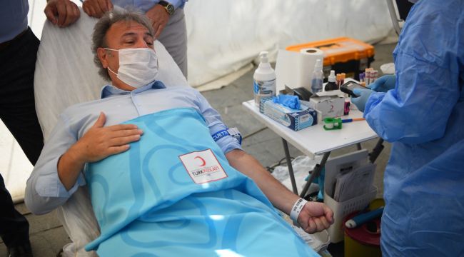 BORNOVA'DA KAN KARDEŞLİĞİ GÜÇLENİYOR