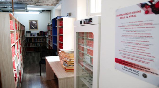 BUCA BELEDİYESİ KÜTÜPHANESİ'NDE ÖZEL ÖNLEM