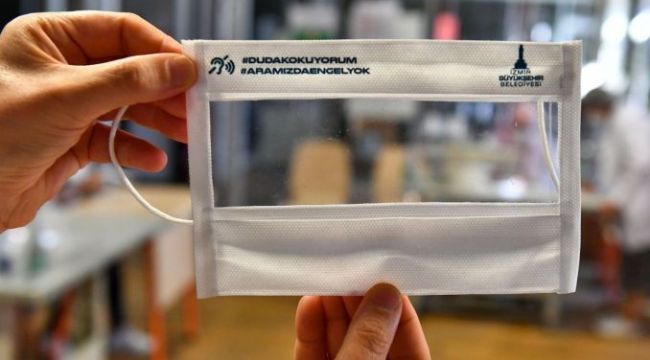 BÜYÜKŞEHIR'DEN " ENGELSİZ İZMİR " MASKELERİ