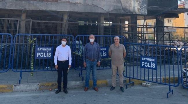 BÜYÜKŞEHİR’DEN YANGINZEDELERE YARDIM