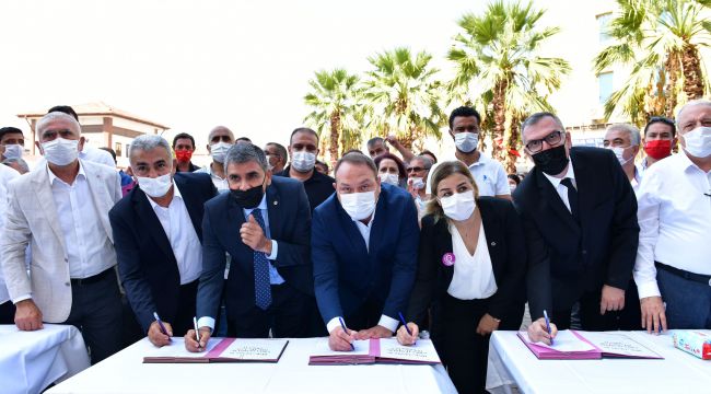 ÇİĞLİ’DE TOPLU İŞ SÖZLEŞMESİ İMZALANDI