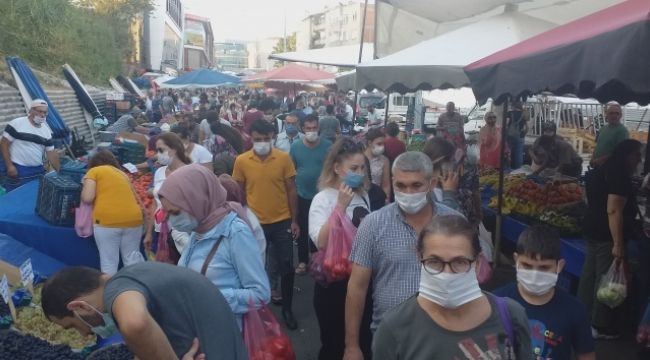 Covid-19'la mücadelede örnek olan ilden şaşırtan görüntüler