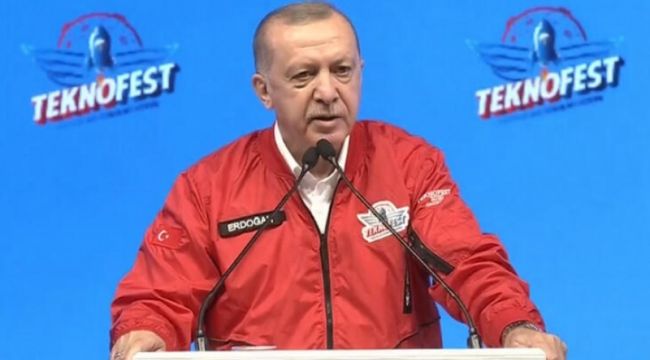 Cumhurbaşkanı Erdoğan TEKNOFEST'te konuştu