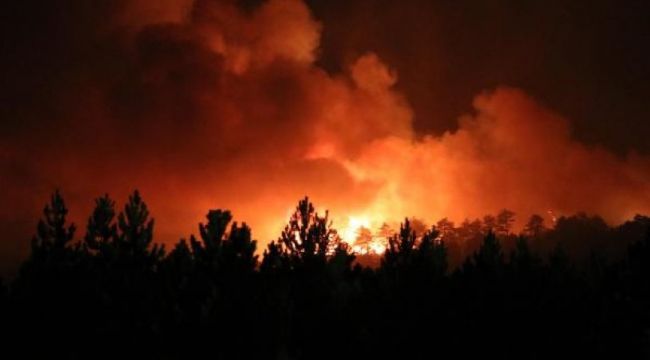 Denizli'deki orman yangını Burdur'a sıçradı